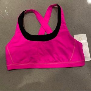 🆕 NWT Lululemon Athletica Hot Pink Size 12 Sports Bra